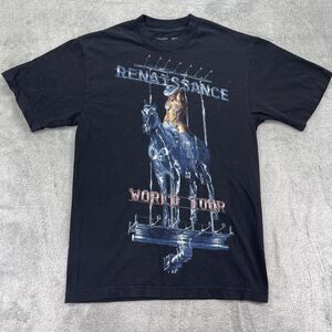 Beyonce Renaissance World Tour T Shirt Womens Small Black Cotton Graphic Print